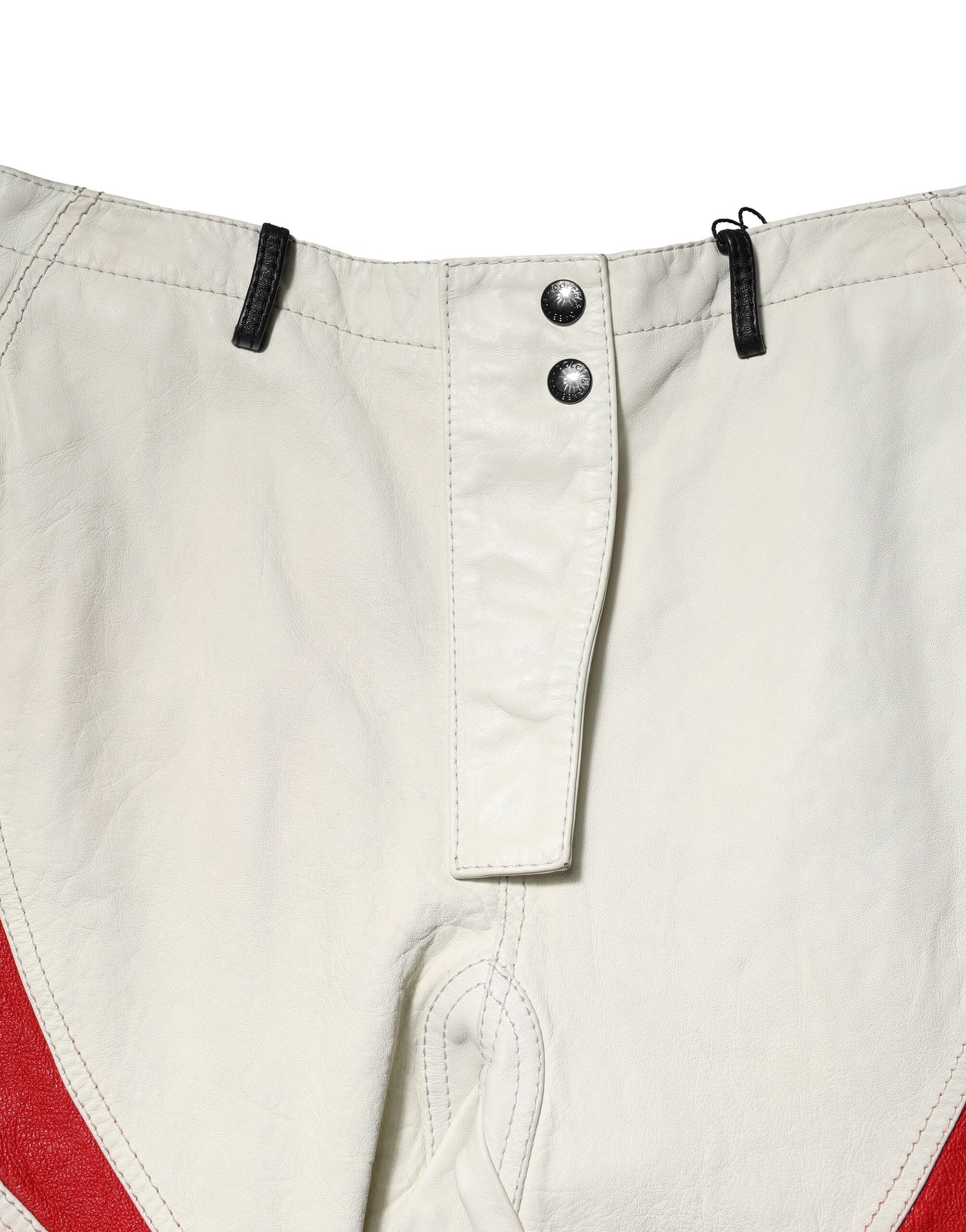 Dolce & Gabbana Multicolor Lambskin Tapered Men Men's Pants (Pre-Owned)