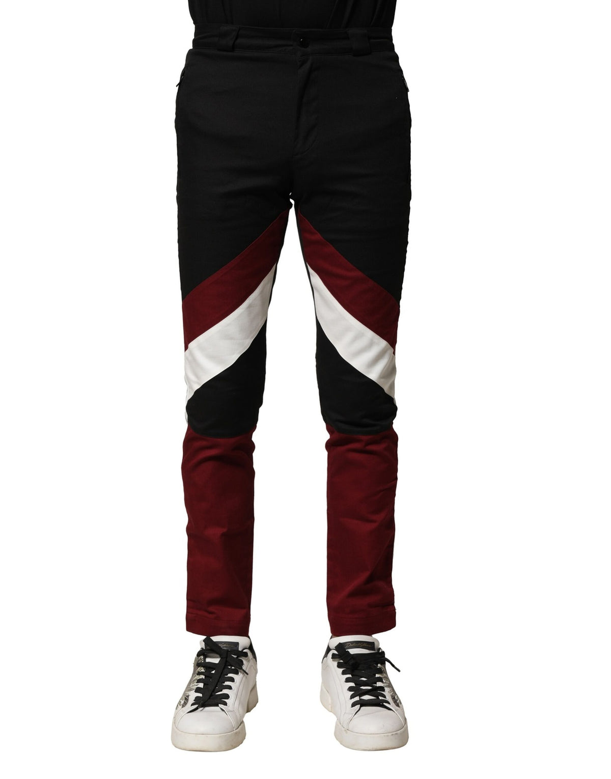 Dolce & Gabbana Multicolor Cotton Jogger Men Men's Pants