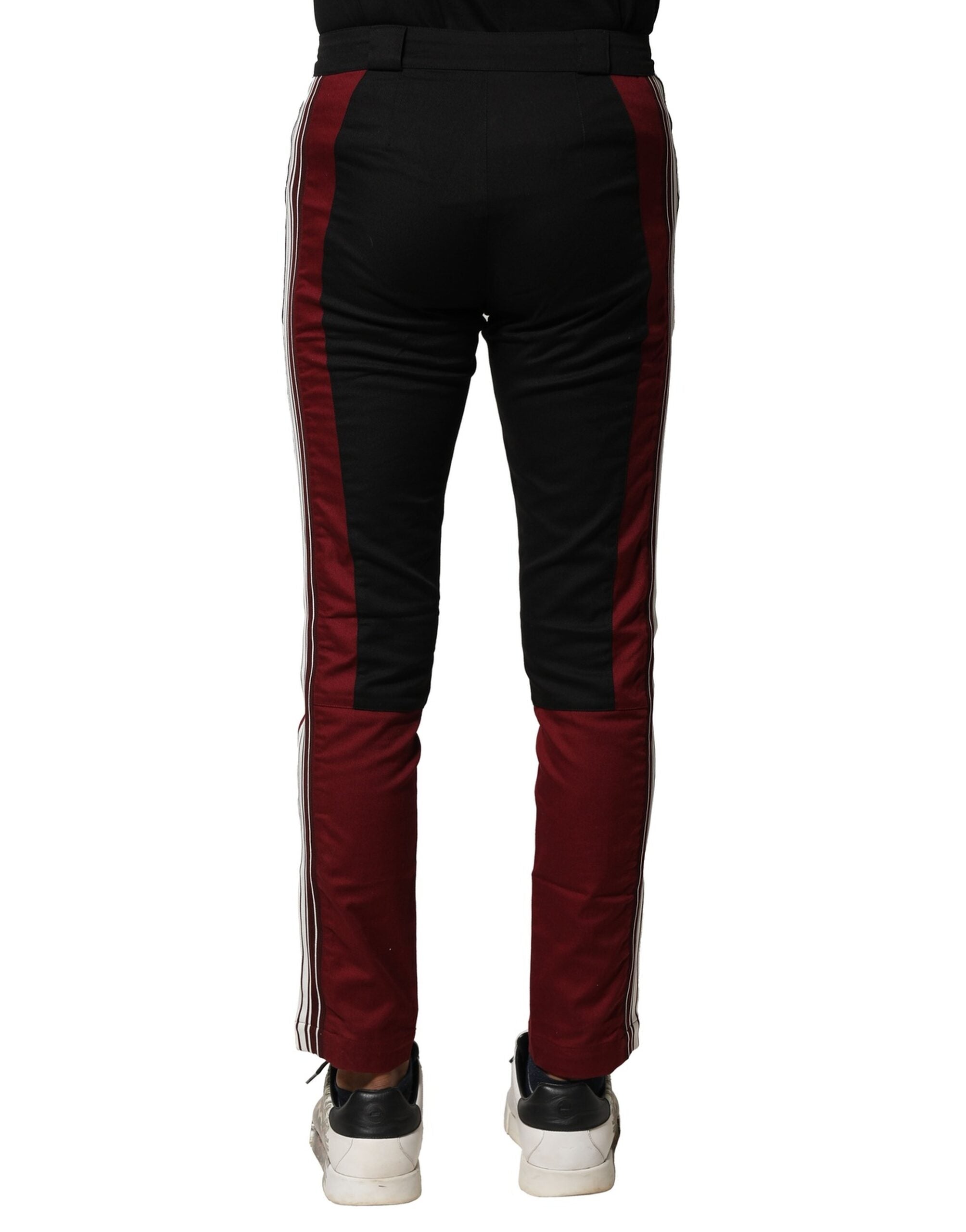 Dolce & Gabbana Multicolor Cotton Jogger Men Men's Pants