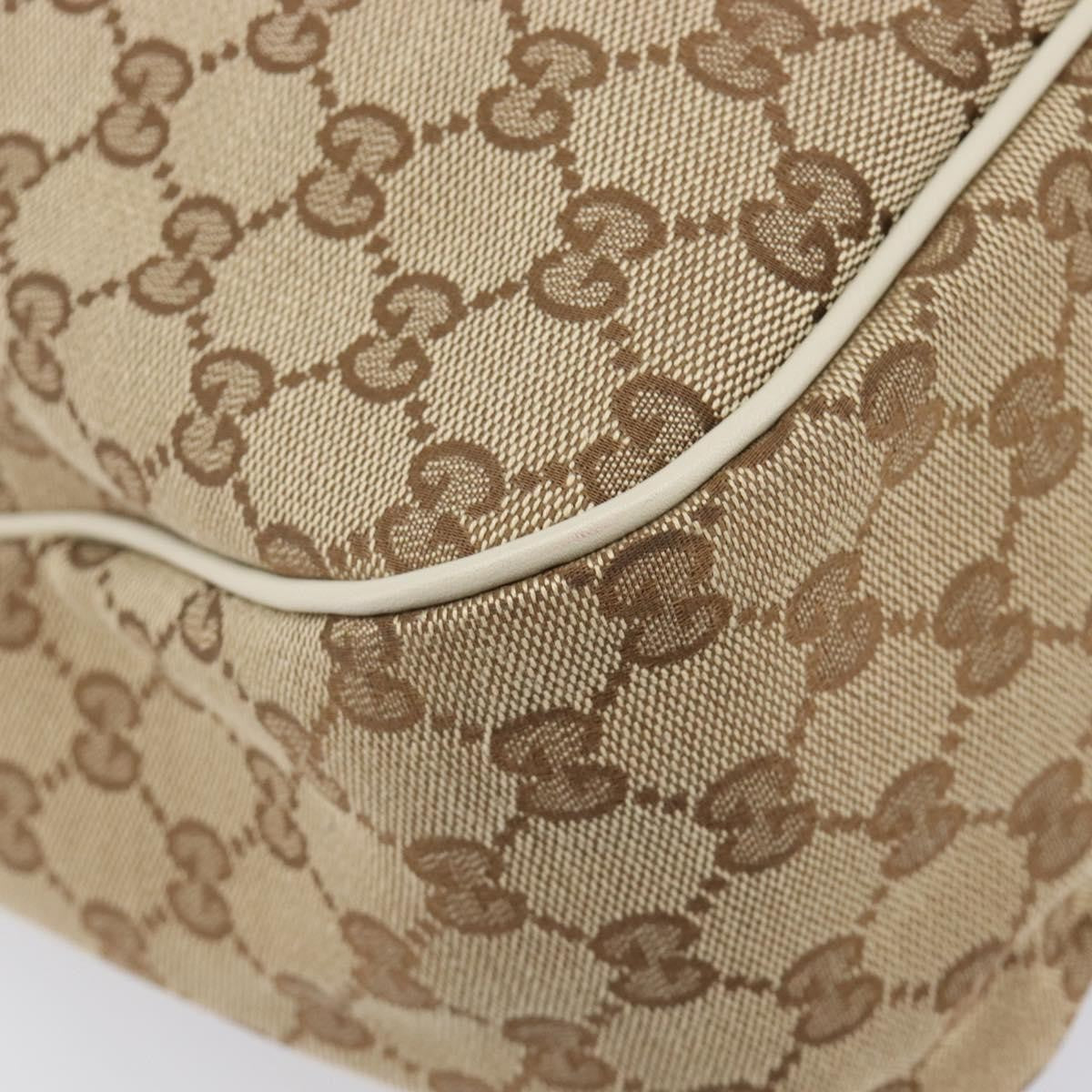 Gucci Sukey Top Handle Gg Canvas Beige Canvas Tote Bag Bag (Pre-Owned)