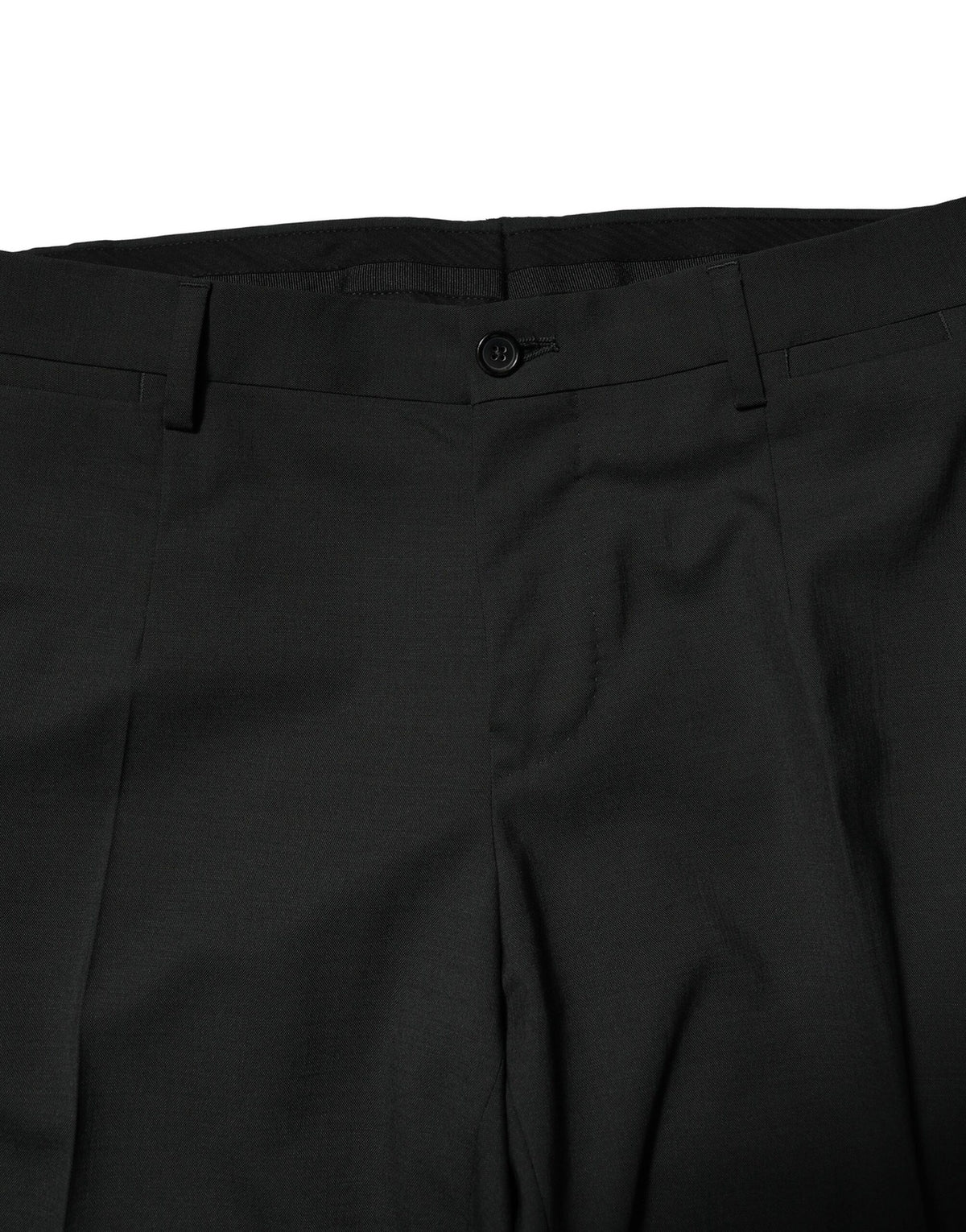 Dolce & Gabbana Black Wool 2 Piece Single Breasted Men's Suit