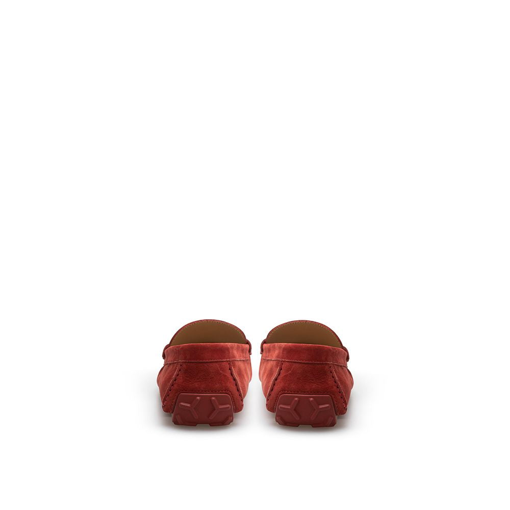 Bally Bordeaux Leather Men's Moccassin