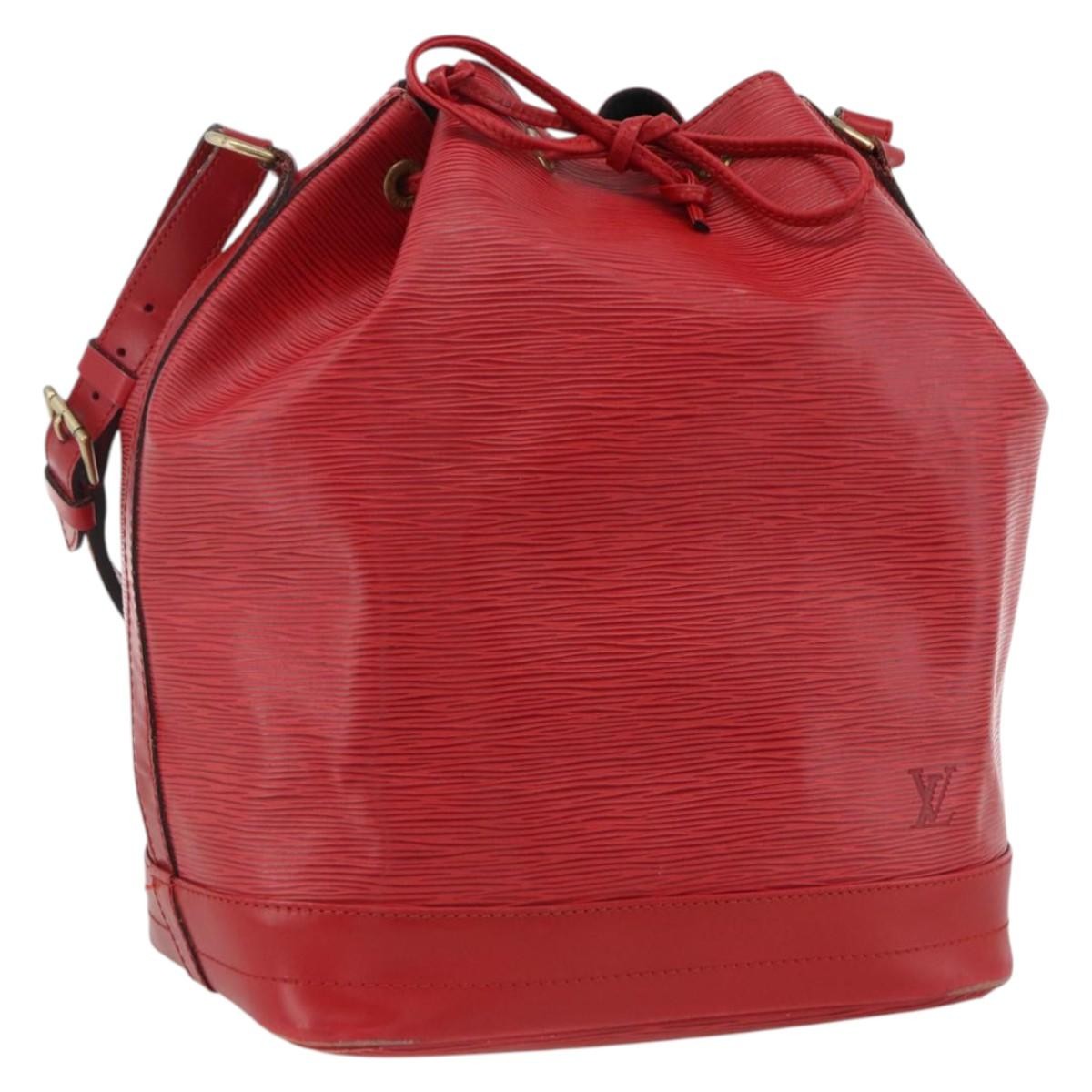 Louis Vuitton Noe Epi Leather Red Leather Shoulder Bag Bag (Pre-Owned)