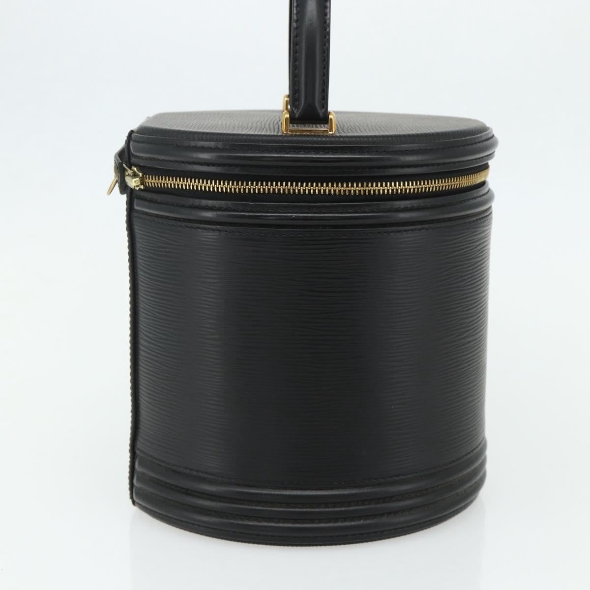 Louis Vuitton Cannes Epi Leather Black Leather Handbag (Pre-Owned)