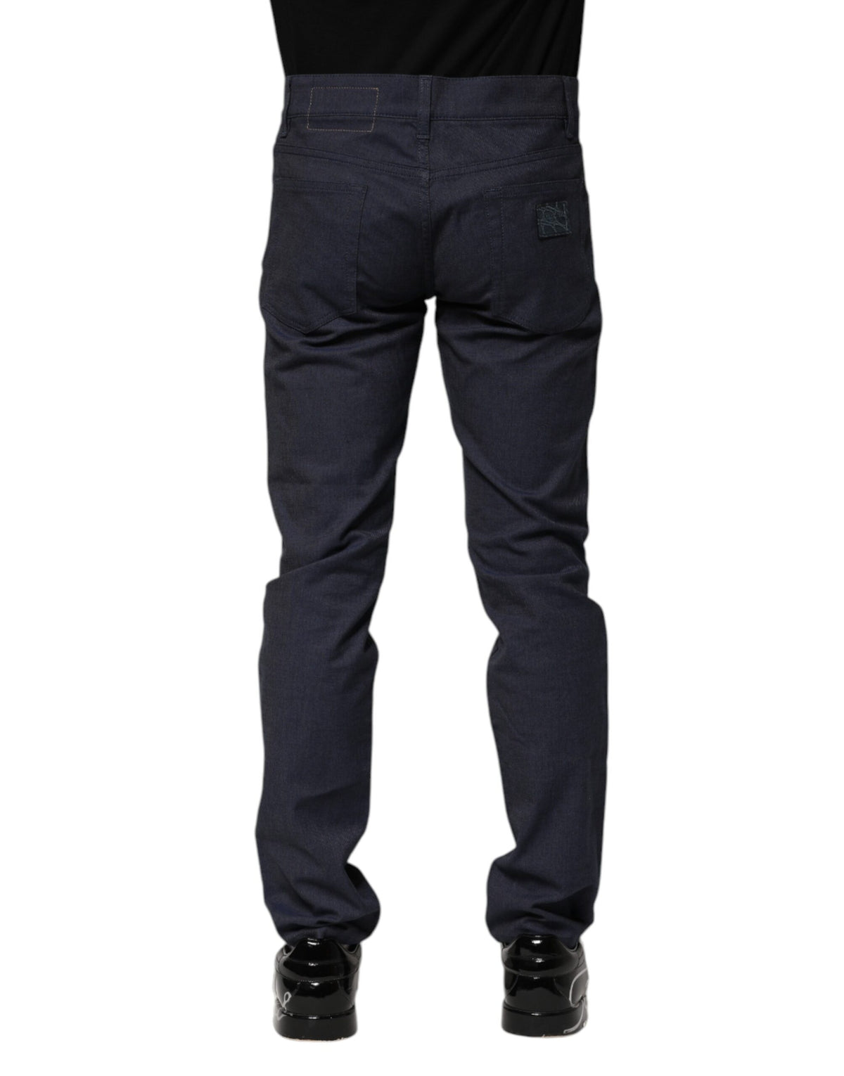 Dolce & Gabbana Dark Blue Cotton Skinny Denim Men's Jeans