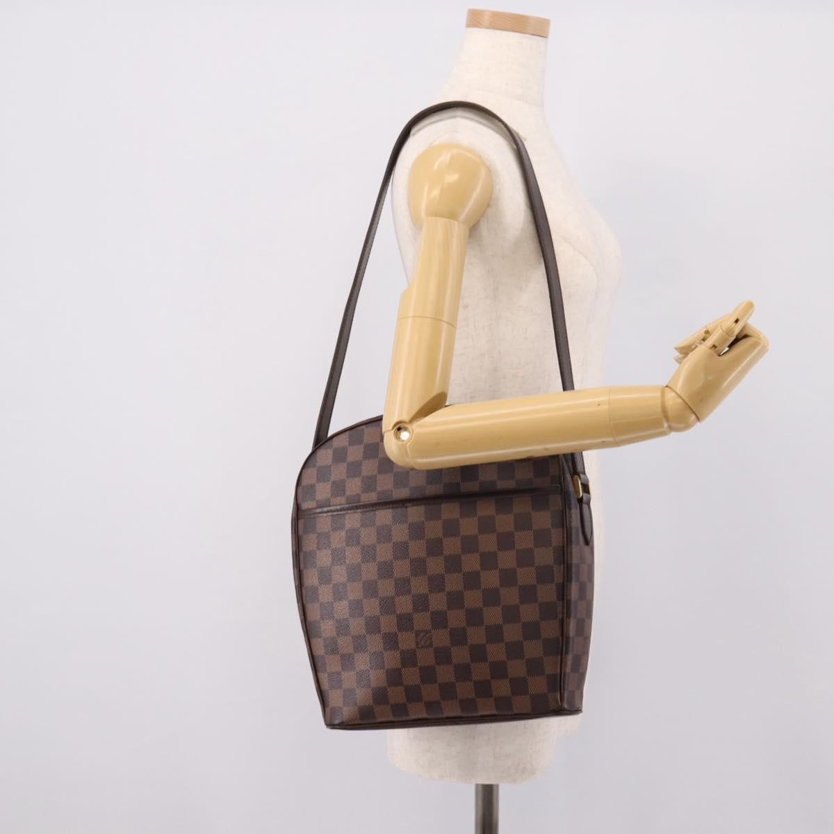 Louis Vuitton Ipanema Damier Brown Canvas Handbag (Pre-Owned)