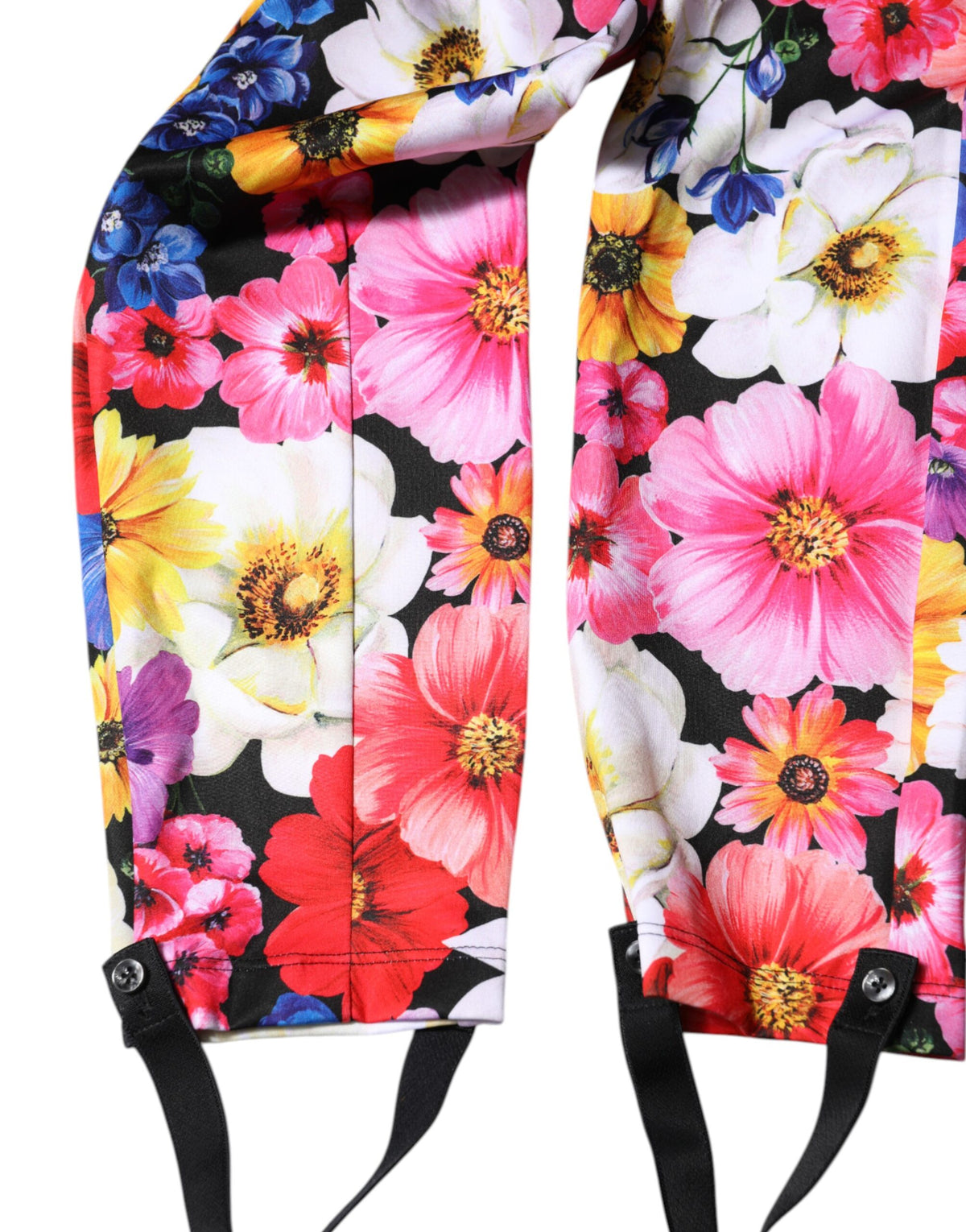 Dolce & Gabbana Multicolor Floral High Waist Leggings Women's Pants