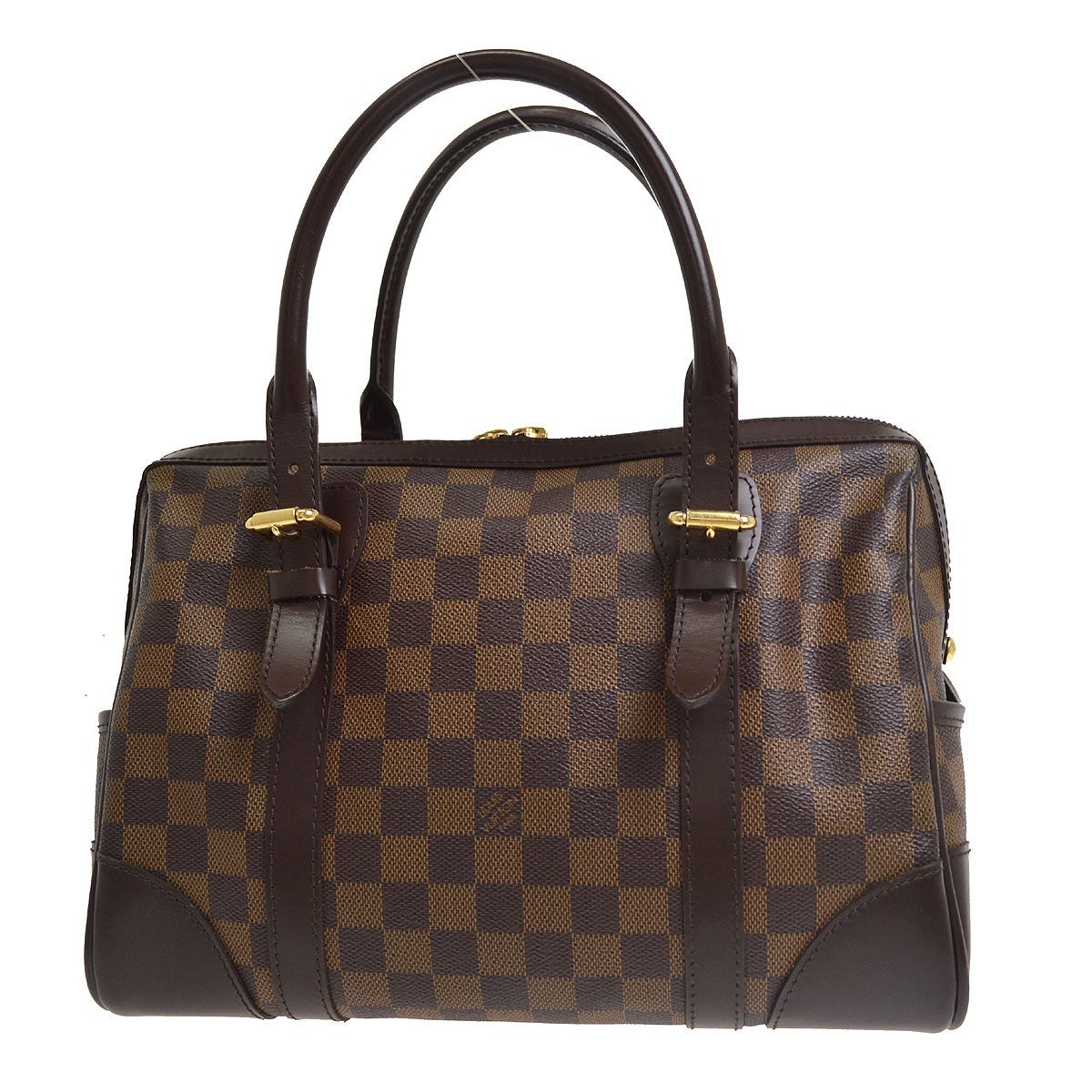 Louis Vuitton Berkeley Damier Brown Canvas Handbag (Pre-Owned)