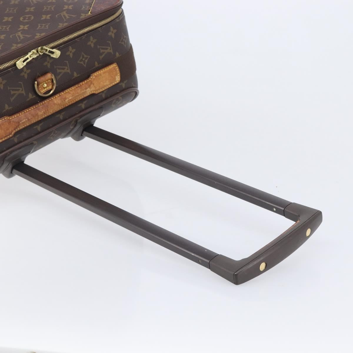Louis Vuitton Pegase Luggage Monogram Canvas Brown Canvas Travel Bag Bag (Pre-Owned)
