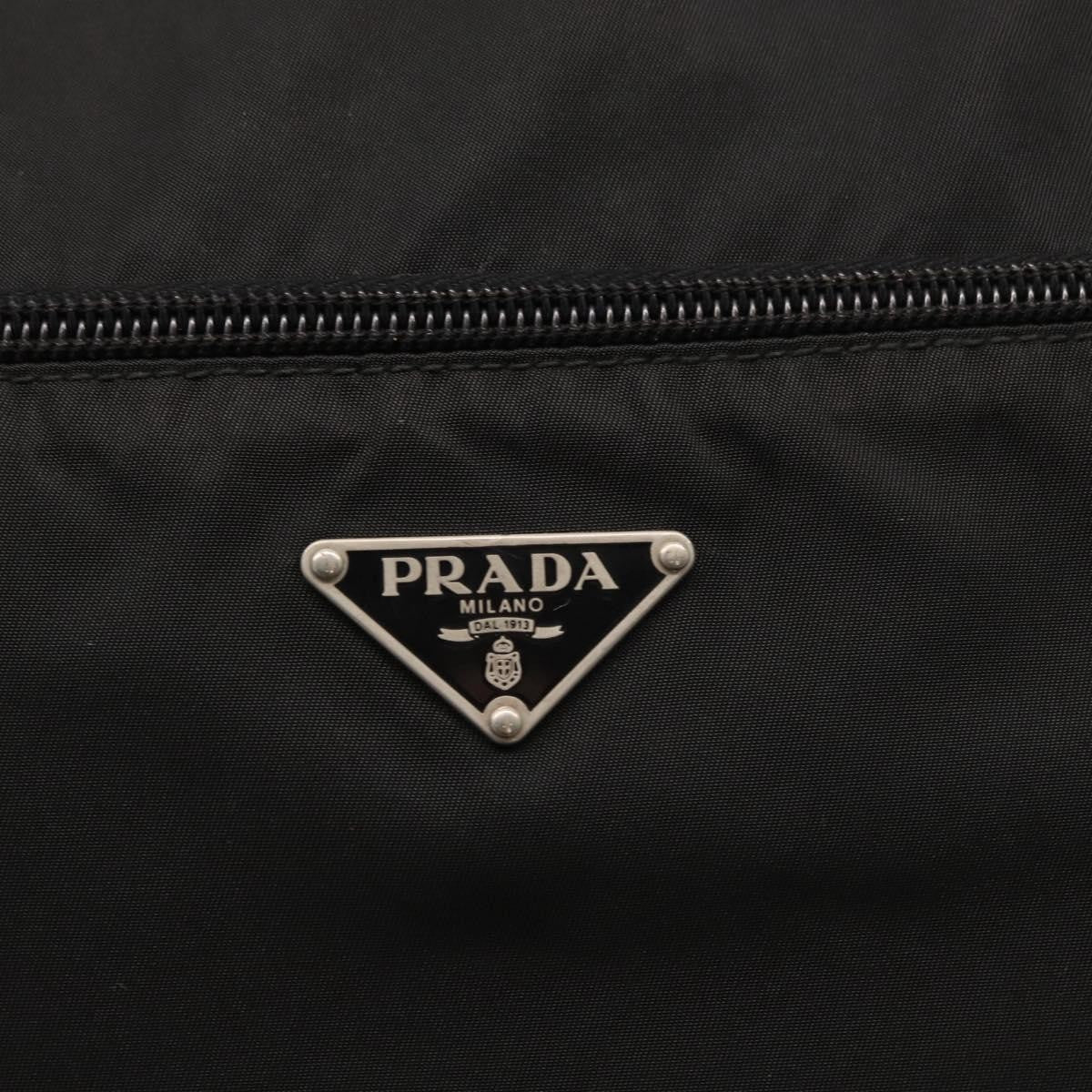 Prada Front Pocket Messenger Tessuto Black Nylon Shoulder Bag Bag (Pre-Owned)