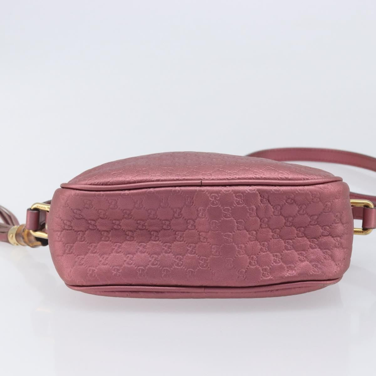 Gucci Sunshine Disco Microguccissima Leather Pink Leather Crossbody Bag Bag (Pre-Owned)