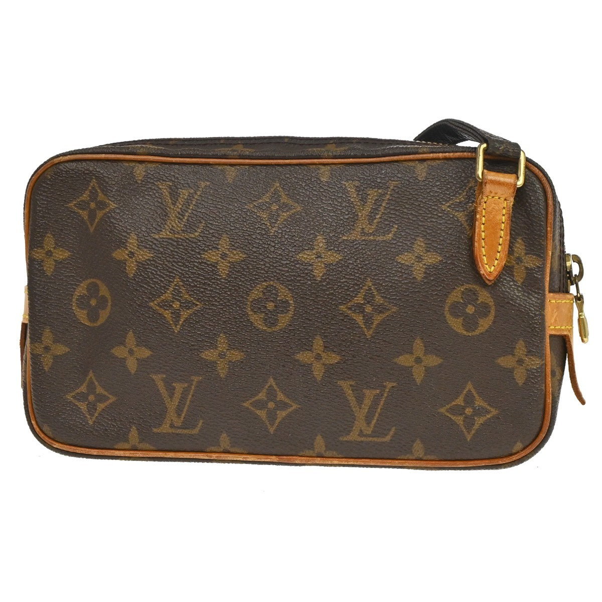 Louis Vuitton Pochette Marly Bandouliere Monogram Canvas Brown Canvas Shoulder Bag Bag (Pre-Owned)