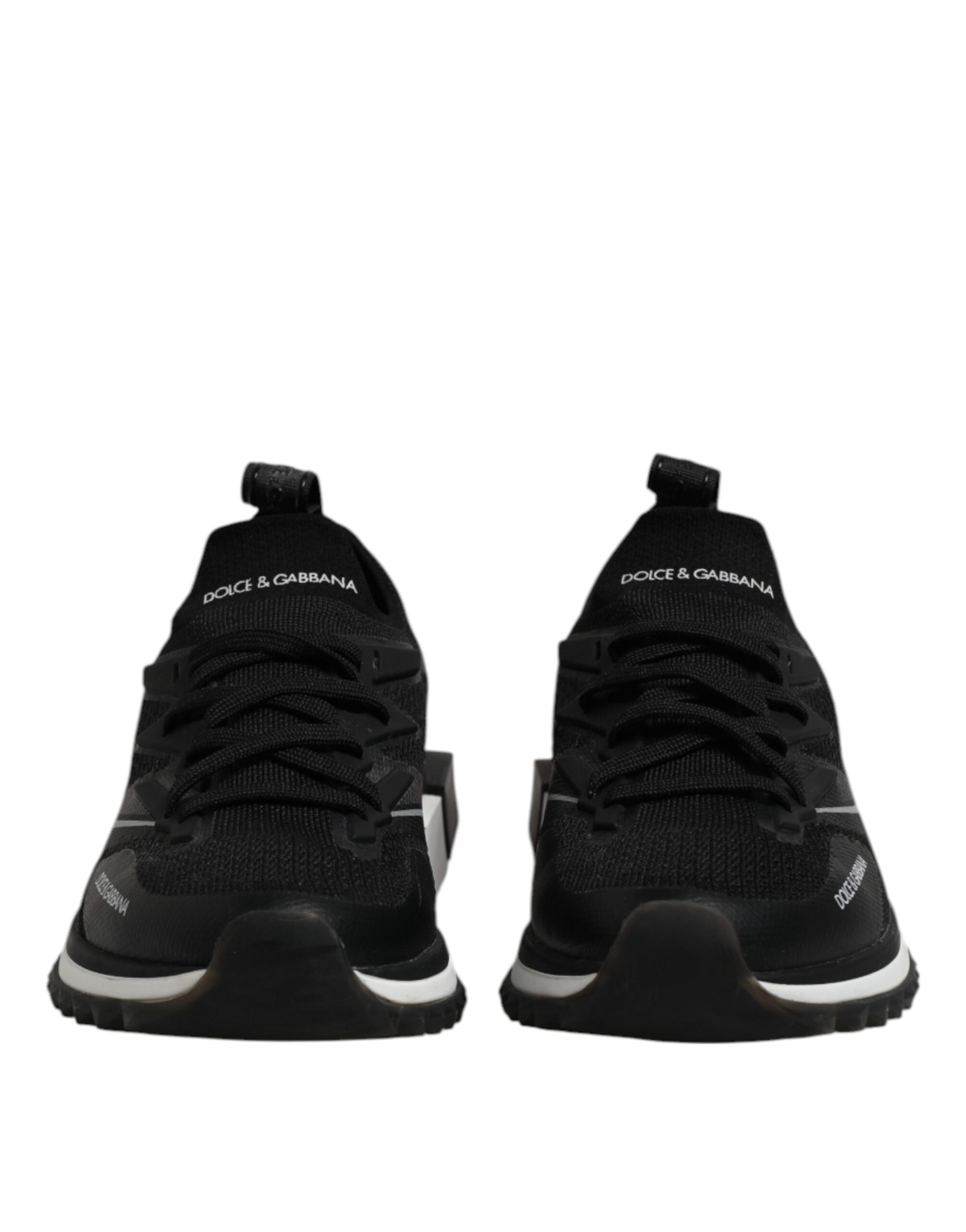 Dolce & Gabbana Black SORRENTO Sport Stretch Sneakers Men's Shoes (Pre-Owned)