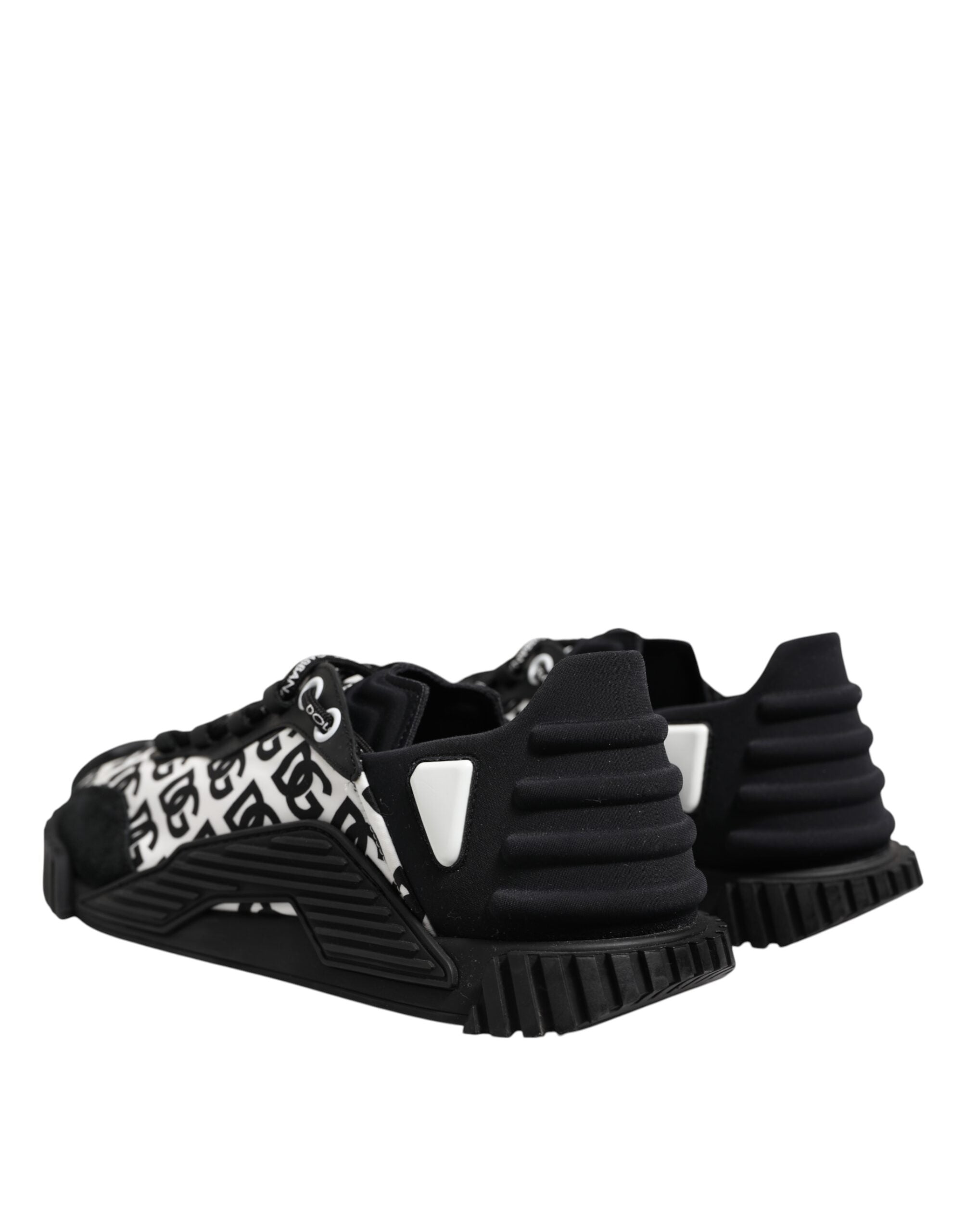 Dolce & Gabbana Black Logo Lace Up Low Top NS1 Sneakers Men's Shoes (Pre-Owned)