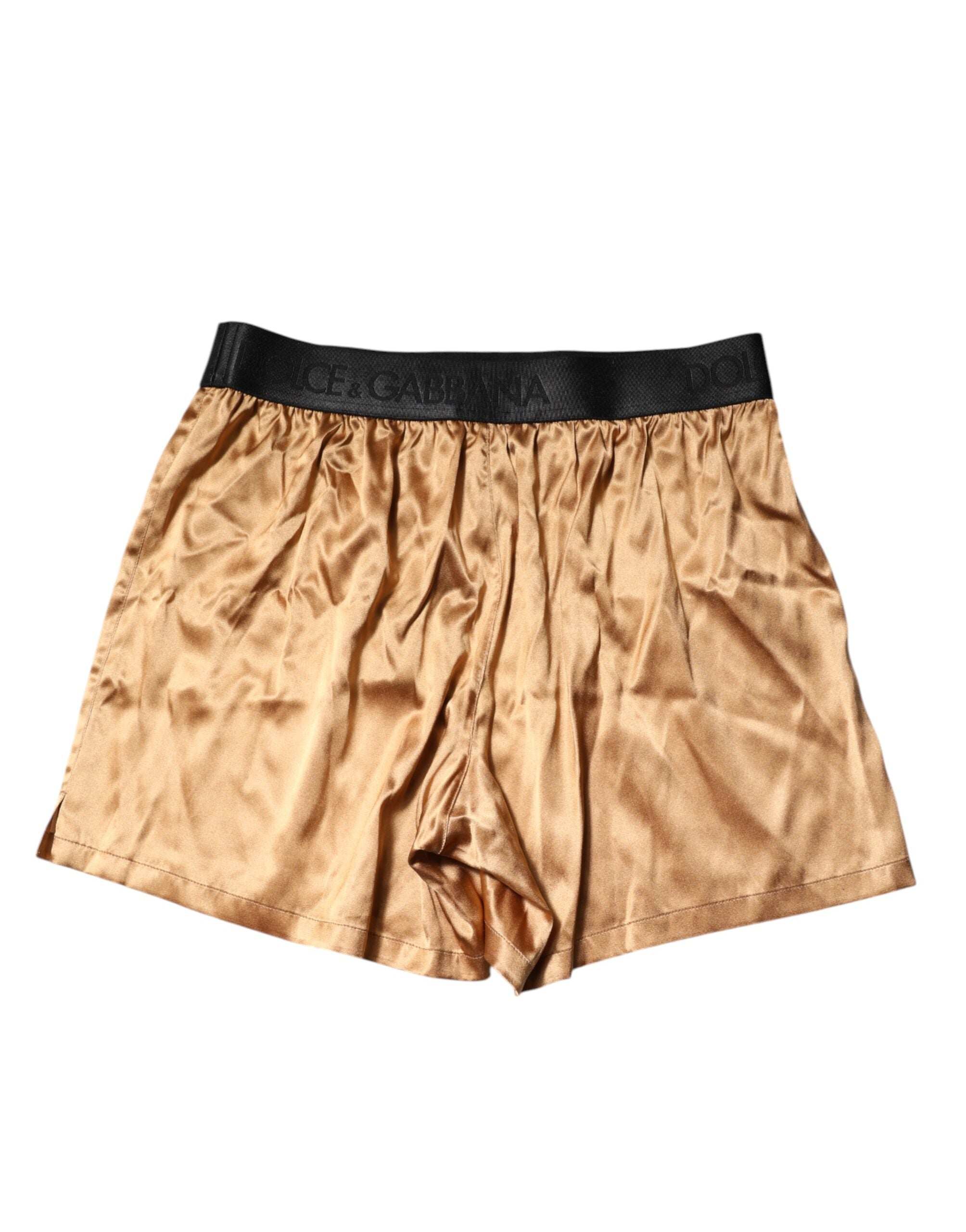 Dolce & Gabbana Beige Men Regular Boxer Eye Mask Set Men's Underwear