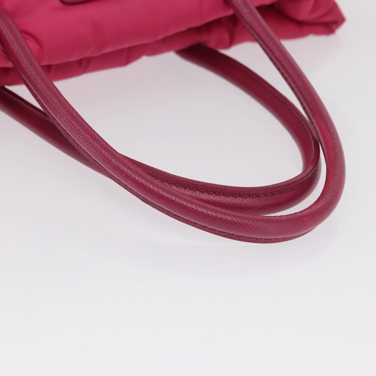 Prada Bomber Tessuto Pink Nylon Tote Bag Bag (Pre-Owned)
