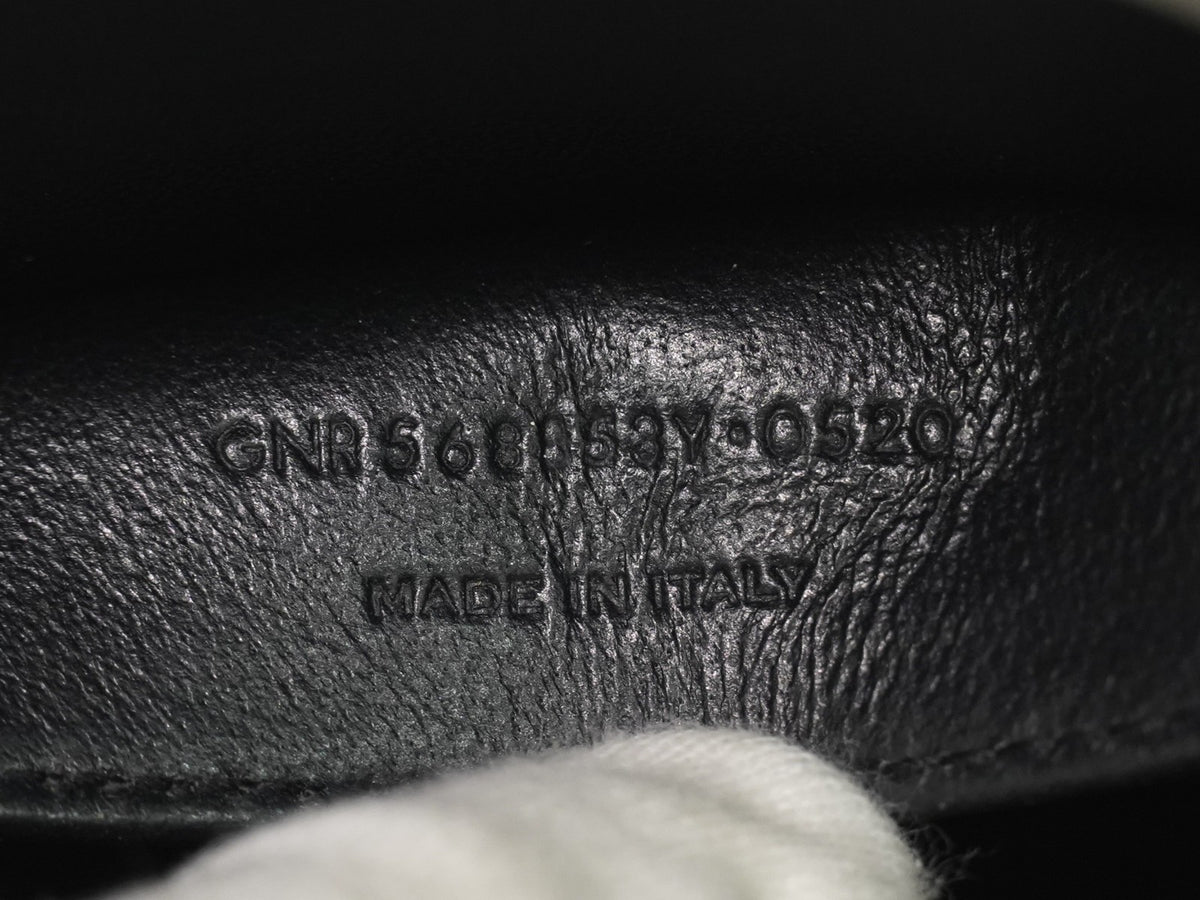 Saint Laurent Monogram Cabas Leather Gray Leather Tote Bag Bag (Pre-Owned)