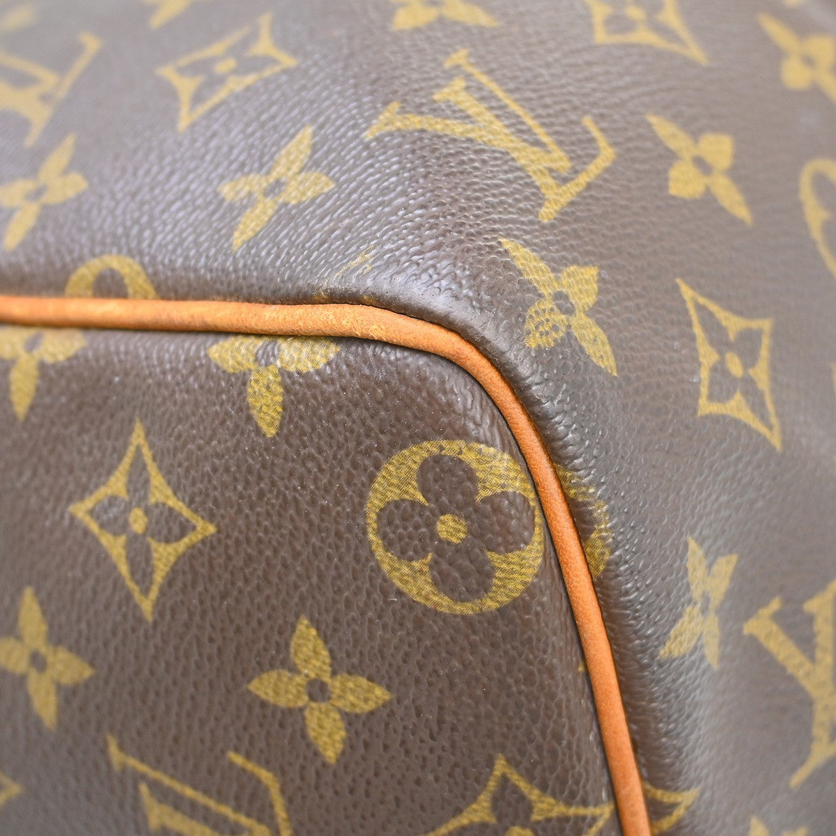 Louis Vuitton Keepall Monogram Canvas Brown Canvas Travel Bag Bag (Pre-Owned)