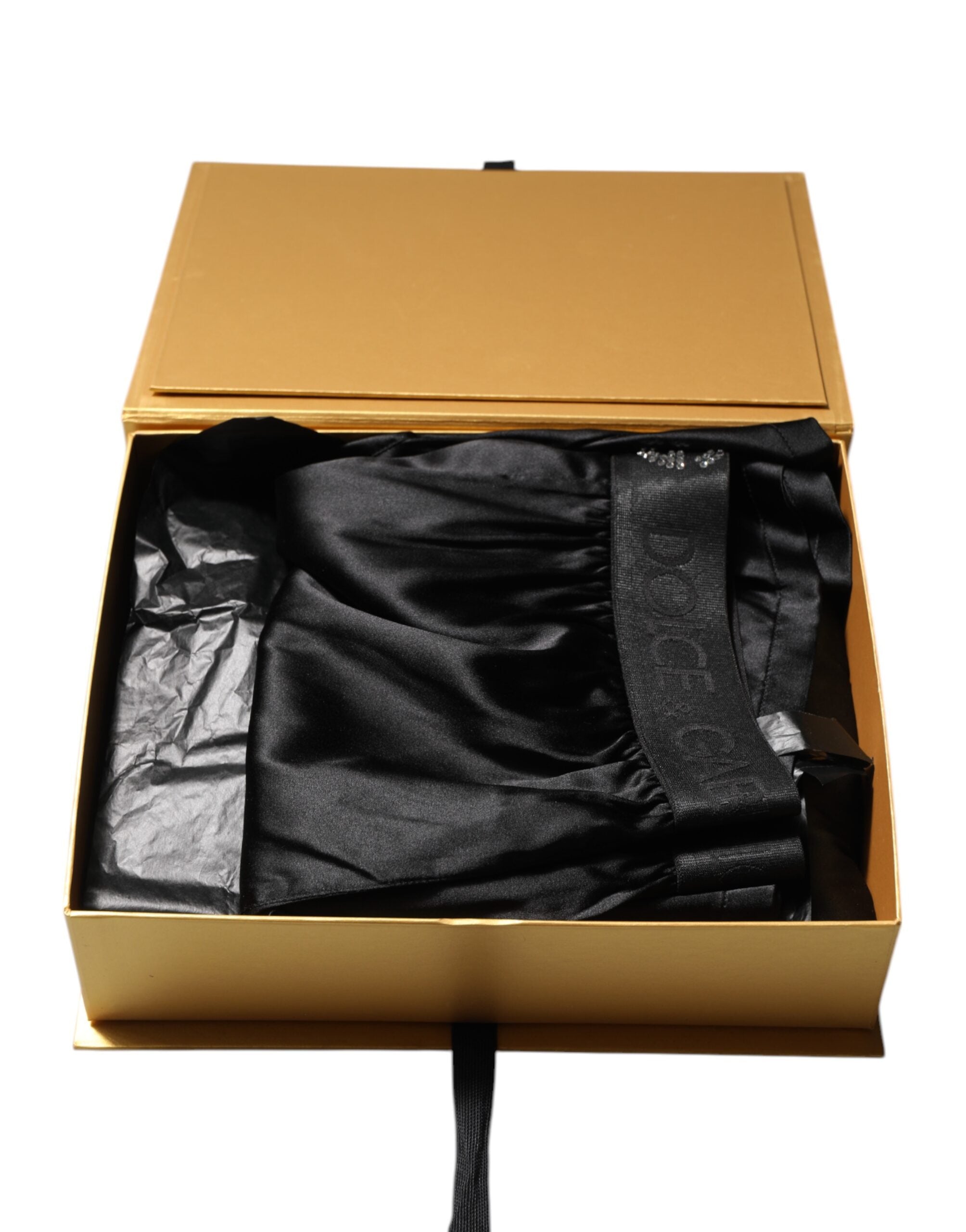 Dolce & Gabbana Black Logo Waist Regular Boxer Shorts Men's Underwear