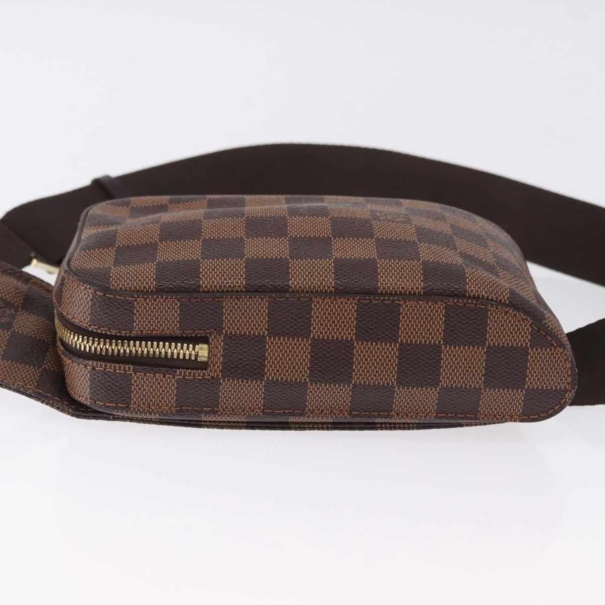Louis Vuitton Geronimos Damier Brown Canvas Clutche & Pouche Bag (Pre-Owned)