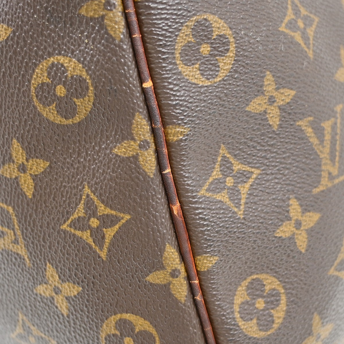 Louis Vuitton Keepall Monogram Canvas Brown Canvas Travel Bag Bag (Pre-Owned)