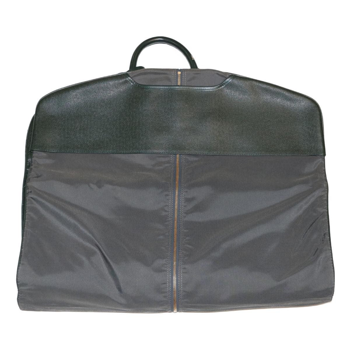 Louis Vuitton Vintage Garment Cover Monogram Canvas Green Leather Travel Bag Bag (Pre-Owned)