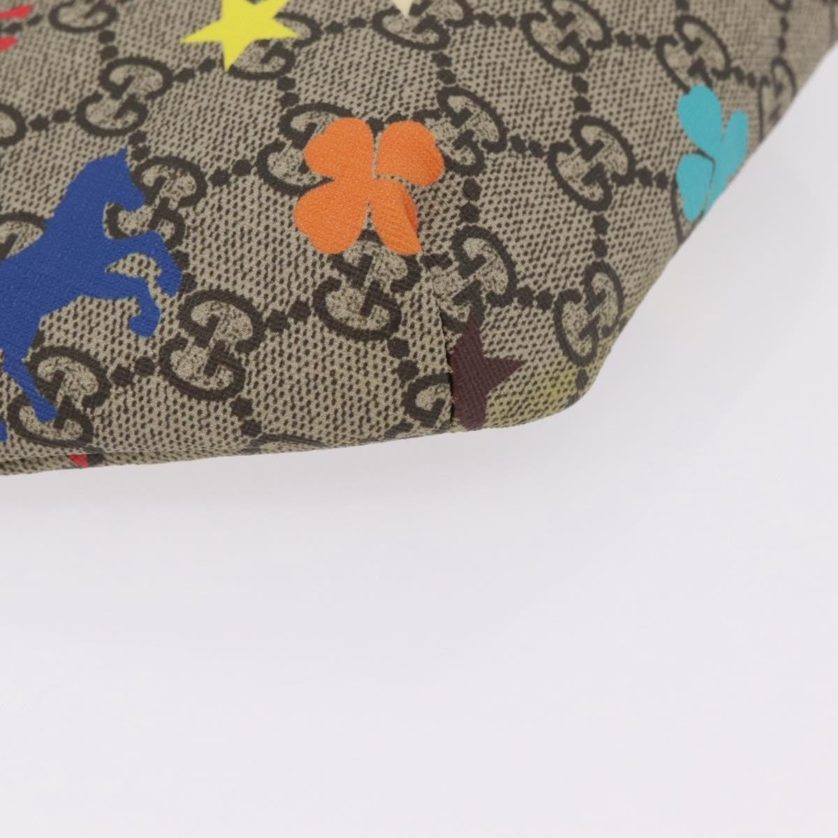 Gucci Children's Belt Bag Printed Gg Coated Canvas Beige Canvas Clutche & Pouche Bag (Pre-Owned)