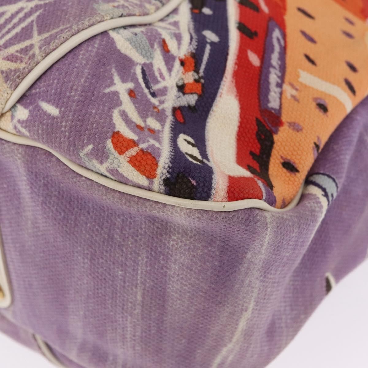 Louis Vuitton Galliera Riviera Cruise Canvas Purple Canvas Handbag (Pre-Owned)