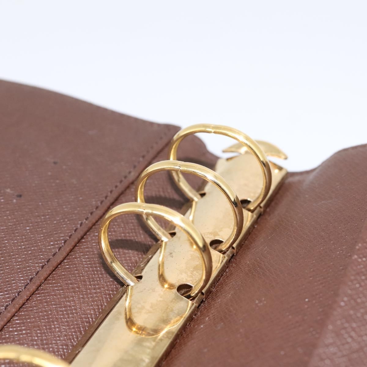 Louis Vuitton Agenda Cover Damier Canvas Brown Canvas Wallets Accessory (Pre-Owned)
