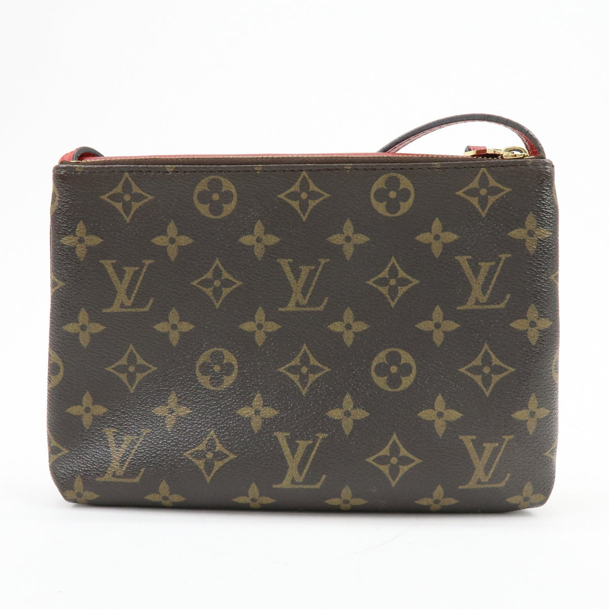 Louis Vuitton Twice Monogram Canvas And Leather Brown Canvas Handbag (Pre-Owned)