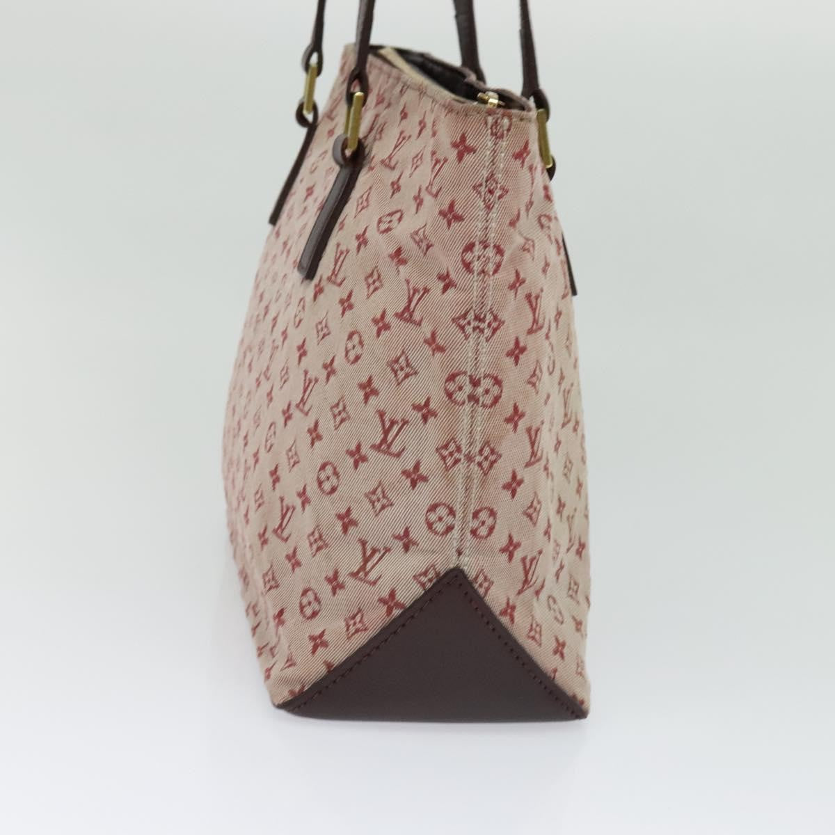 Louis Vuitton Cabas Piano Monogram Canvas Red Canvas Bag (Pre-Owned)