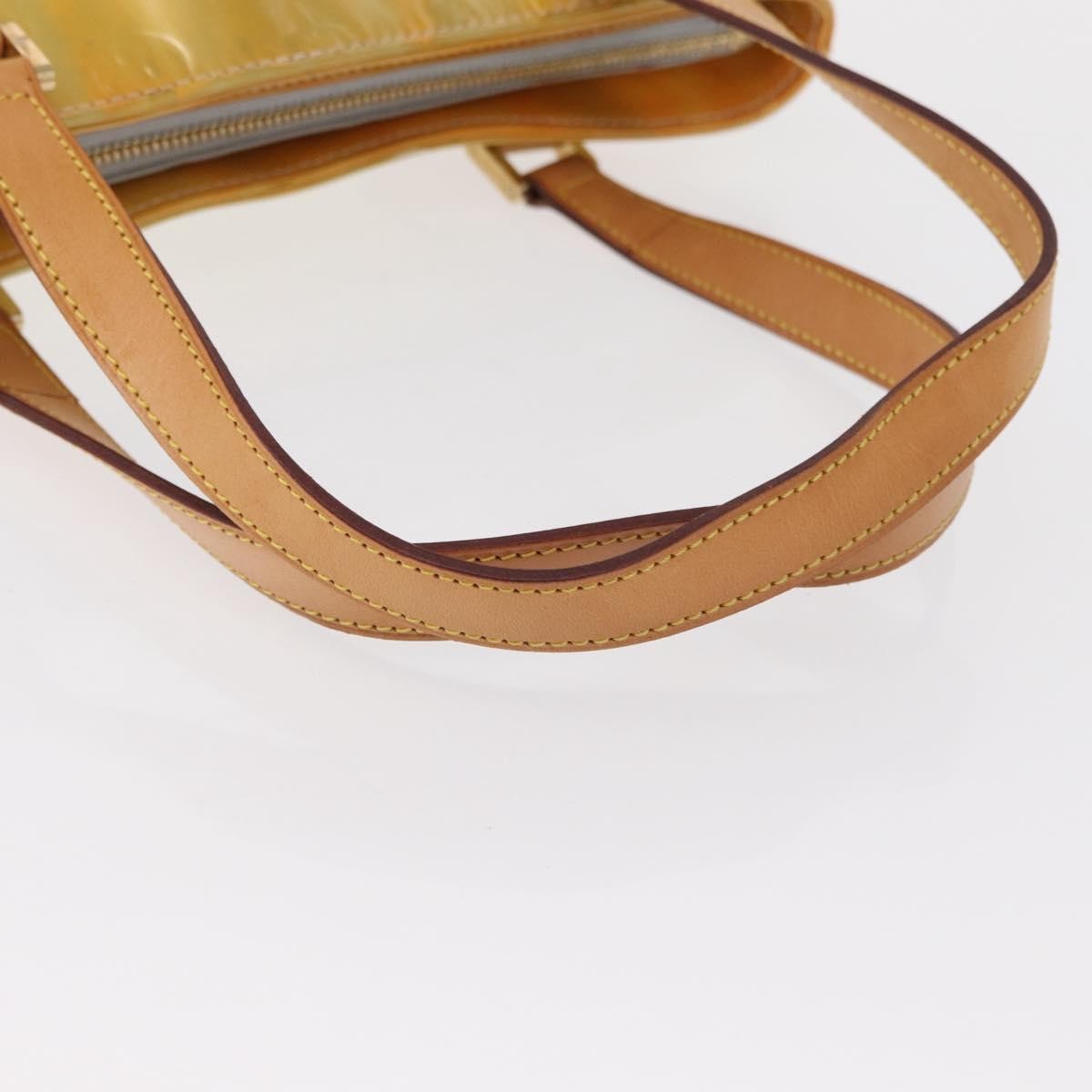 Louis Vuitton Houston Monogram Vernis Yellow Patent_Leather Tote Bag Bag (Pre-Owned)