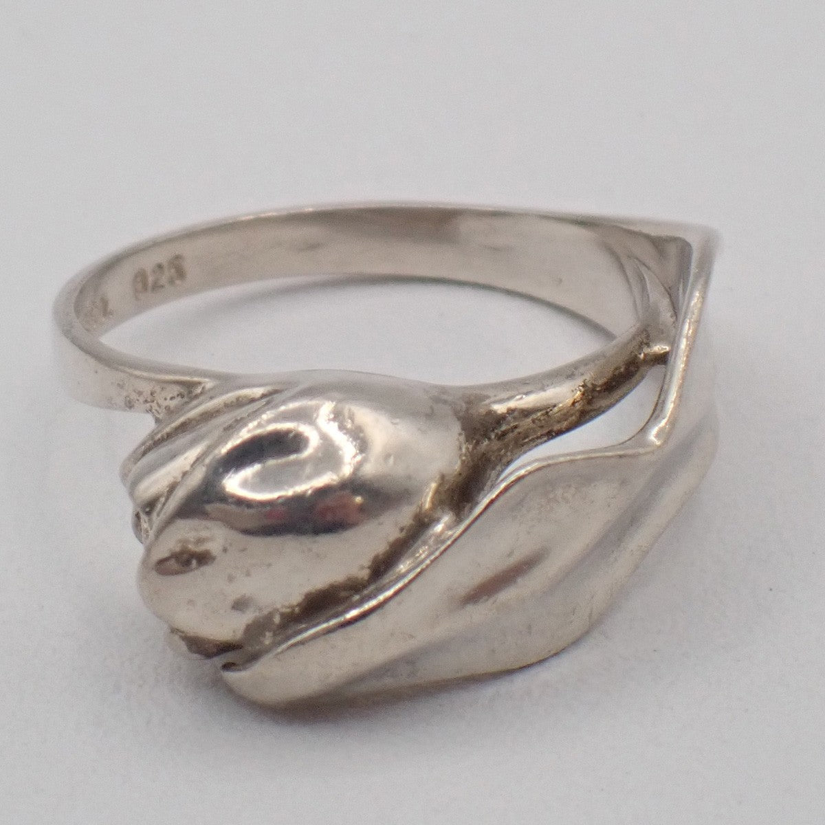 Tiffany & Co. Tulipe Silver 925 Silver Sterling_Silver Ring Jewelry (Pre-Owned)