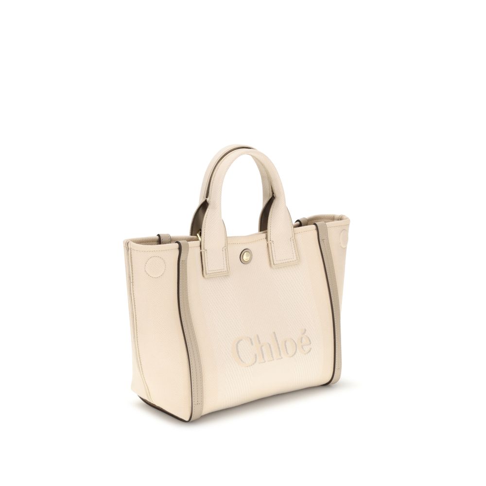 Chloé Beige Cotton Women's Handbag