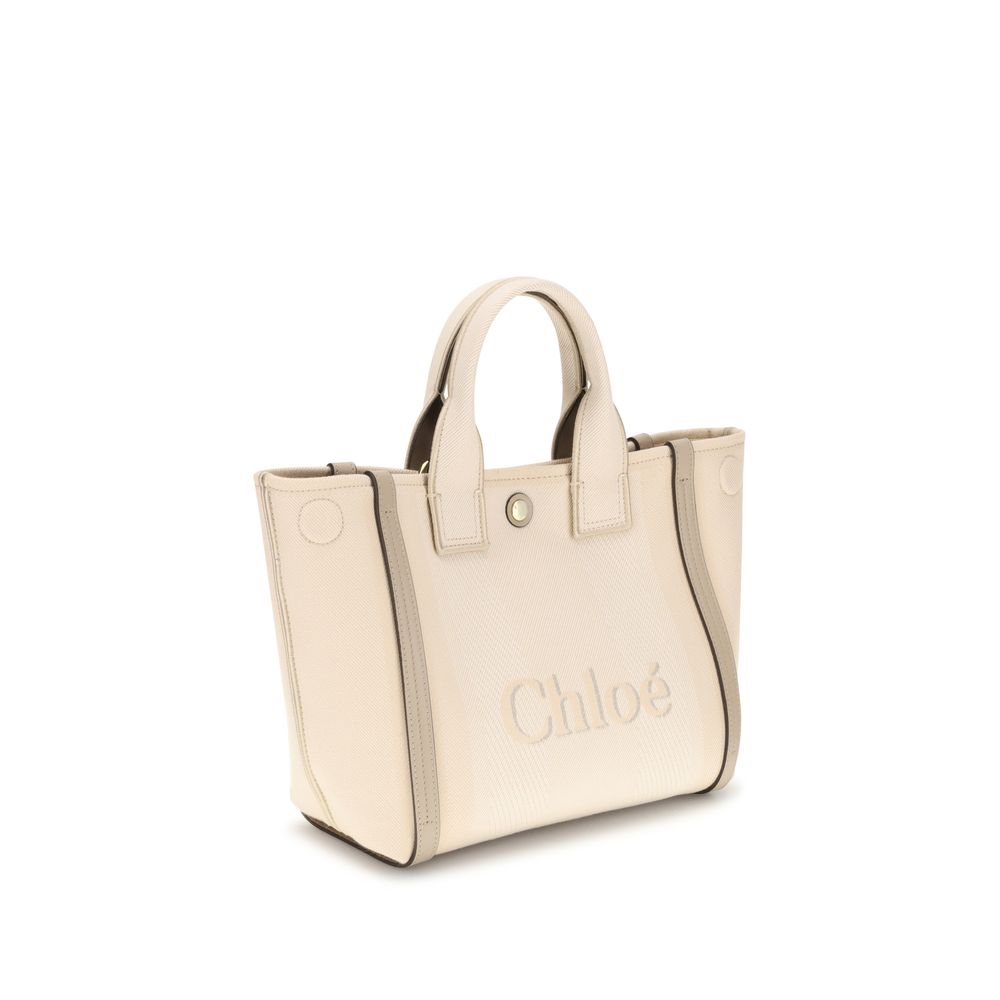 Chloé Beige Cotton Women's Handbag