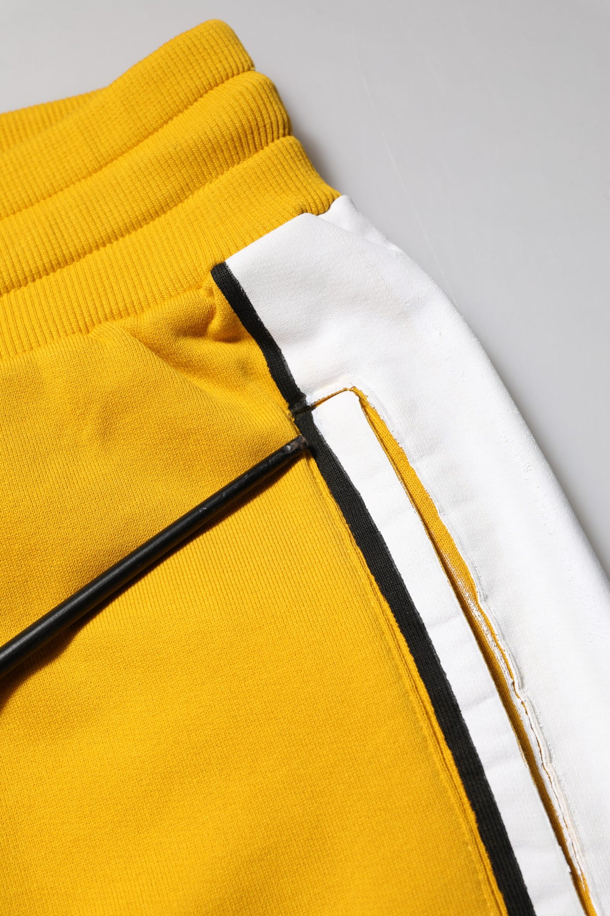 Dolce & Gabbana Yellow Cotton Logo Drawstring Jogger SweatMen's Men's Pants (Pre-Owned)