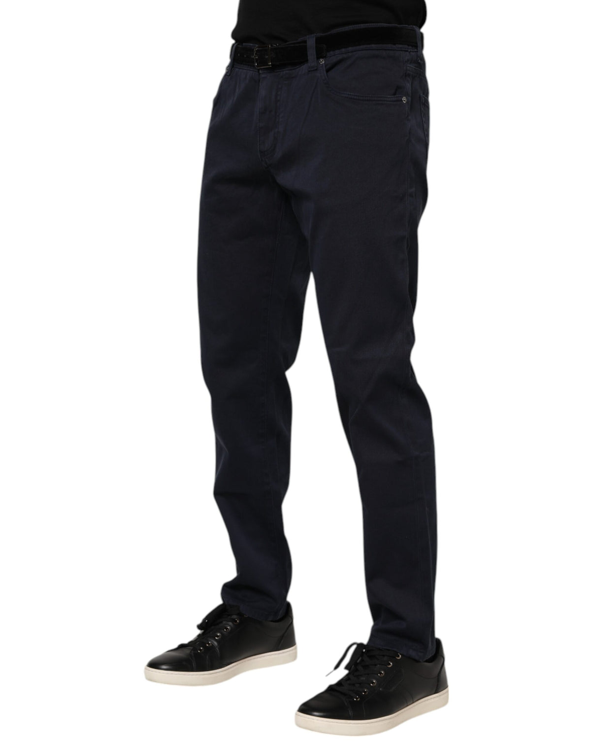 Dolce & Gabbana Blue Cotton Tapered Denim Men's Jeans