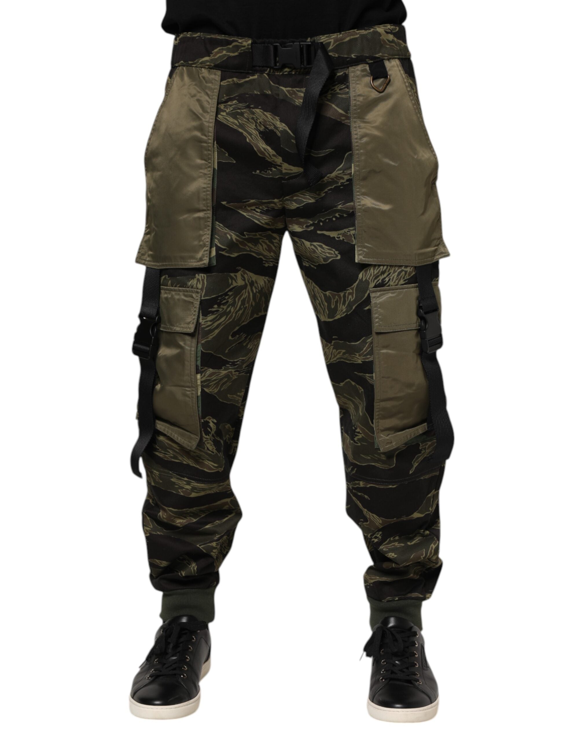 Dolce & Gabbana Multicolor Cargo Camouflage Men's Pants