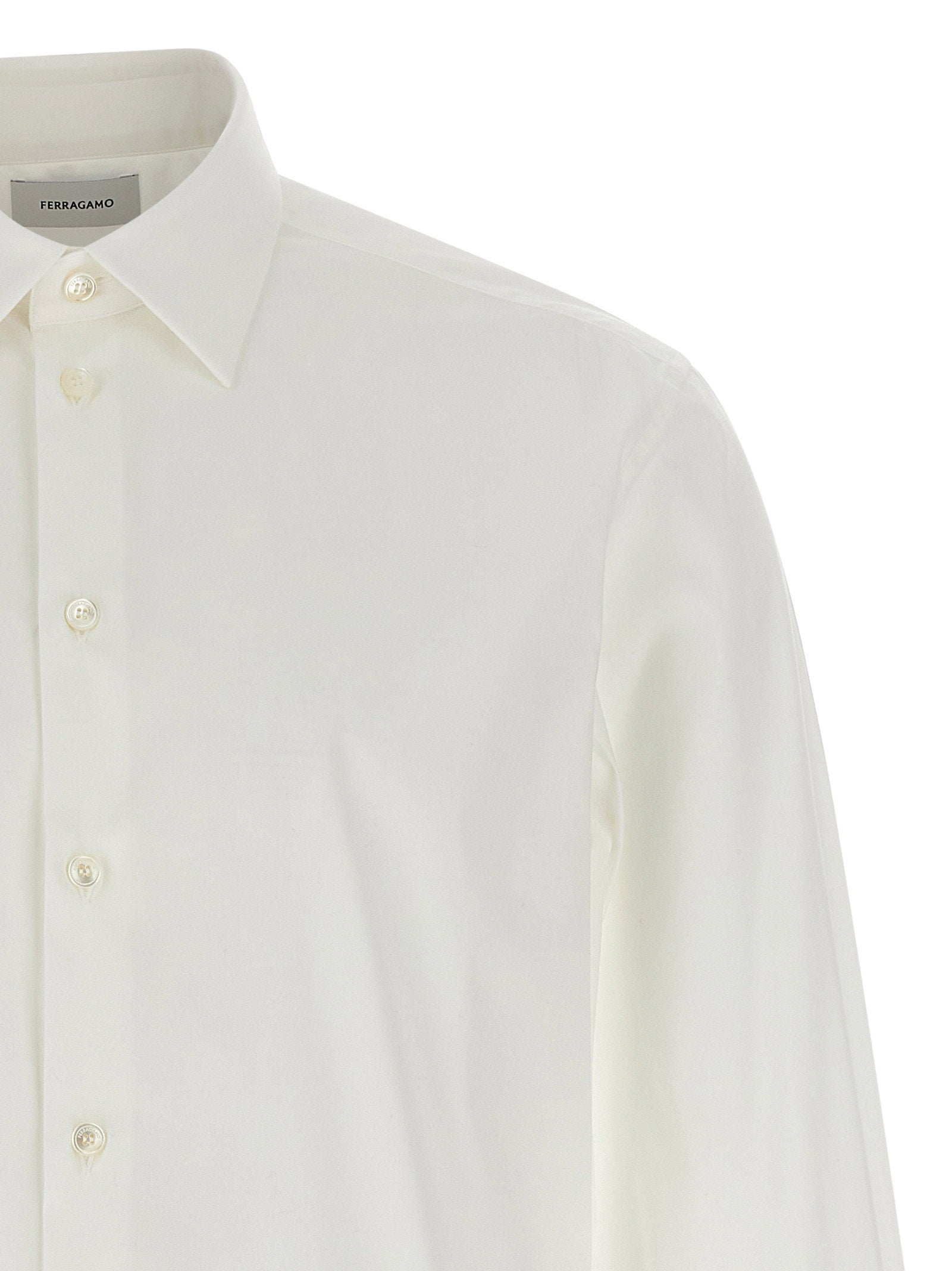 Ferragamo Men's Poplin Shirt