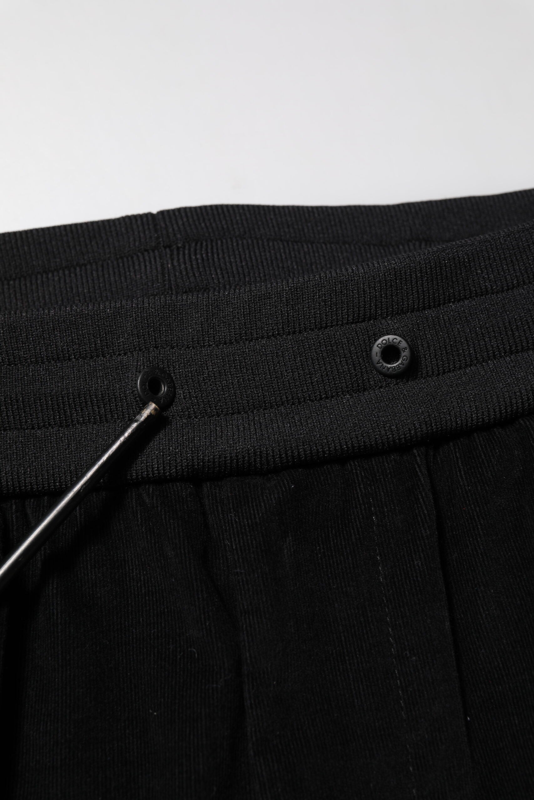 Dolce & Gabbana Black Cotton Cargo Men Jogger Men's Pants (Pre-Owned)