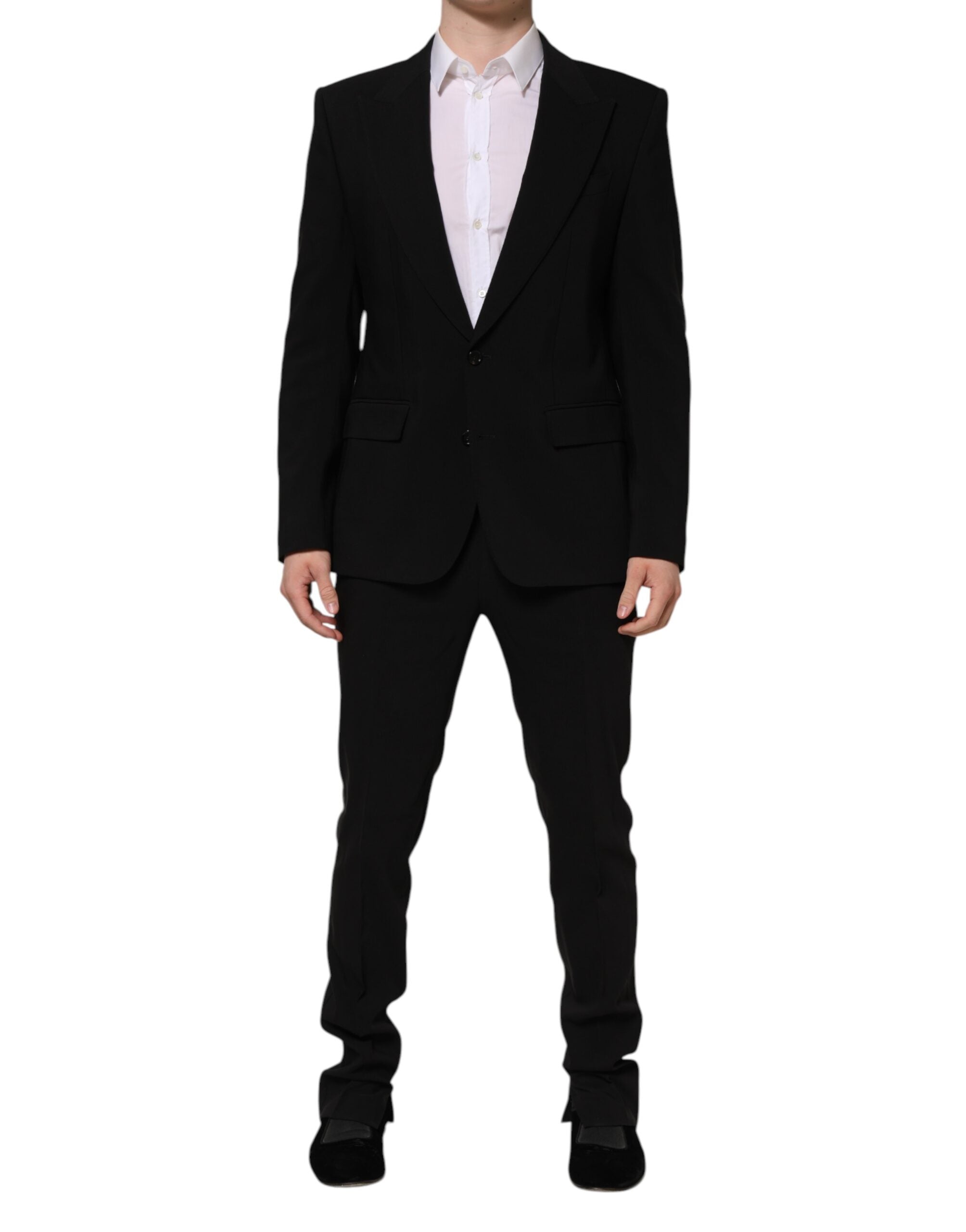 Dolce & Gabbana Black MARTINI Single Breasted 2 Piece Men's Suit