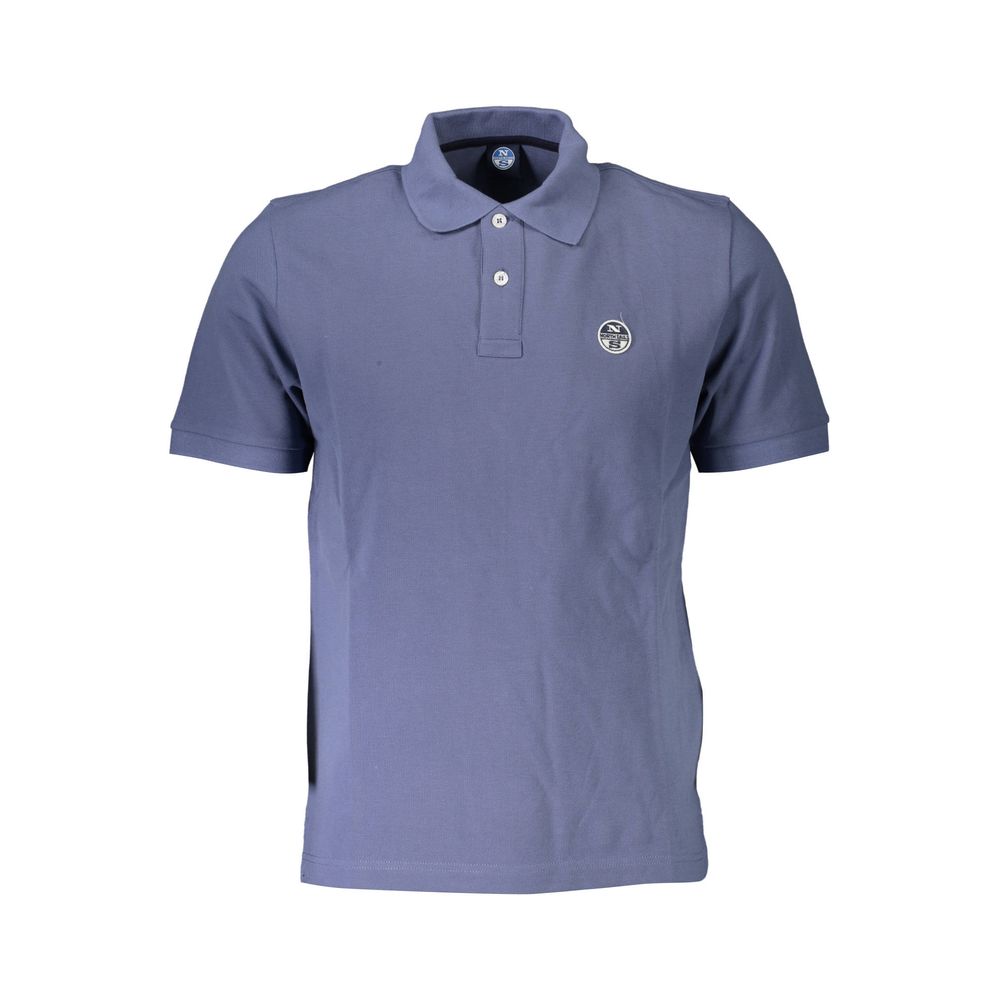 North Sails Blu Cotton Men Men's T-Shirt