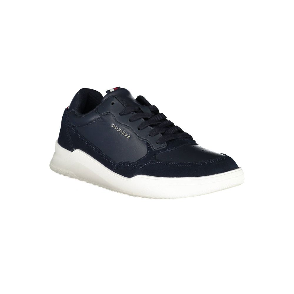Tommy Hilfiger Blue Leather Men's Men's Sneaker