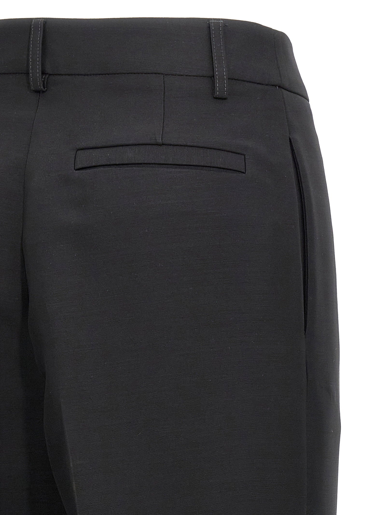 Ferragamo Women's Stretched Pleated Trousers