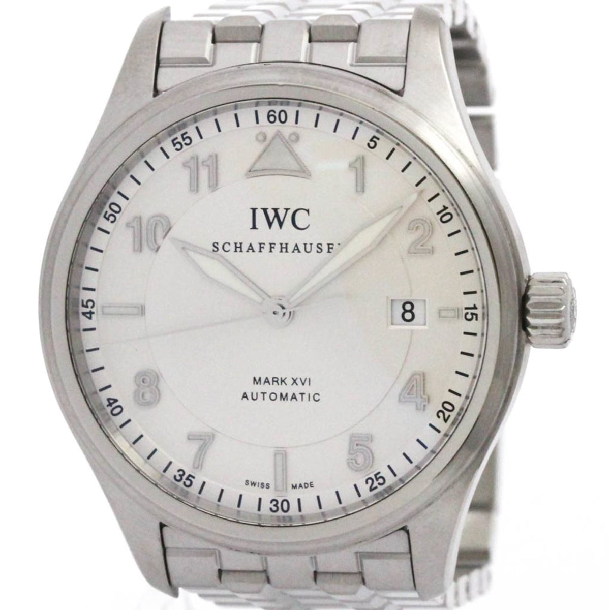 Iwc Schaffhausen Pilot Mark Xvi Automatic Stainless Steel Watch (Pre-Owned)