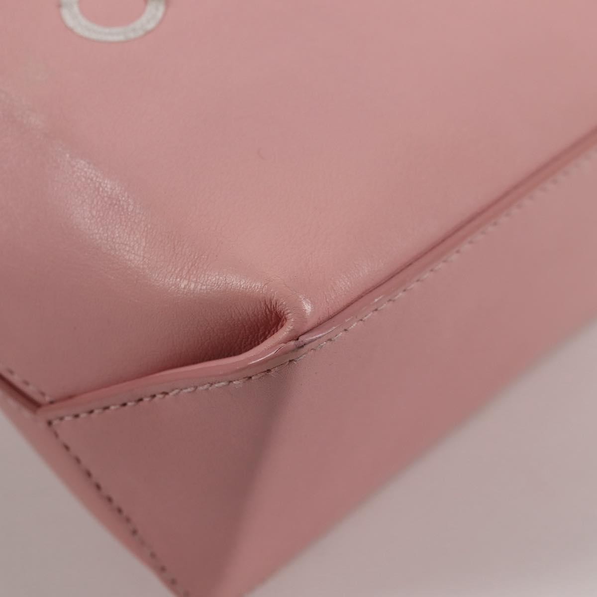 Chanel Essential Shopping Tote Leather Pink Leather Bag (Pre-Owned)