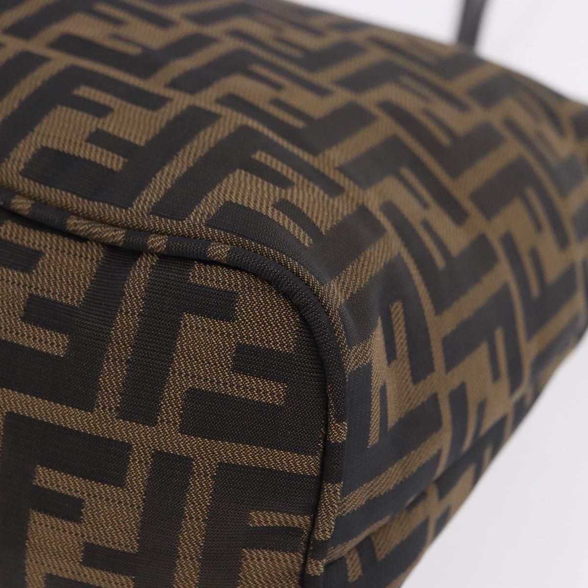 Fendi Zucca Canvas Brown Canvas Tote Bag Bag (Pre-Owned)