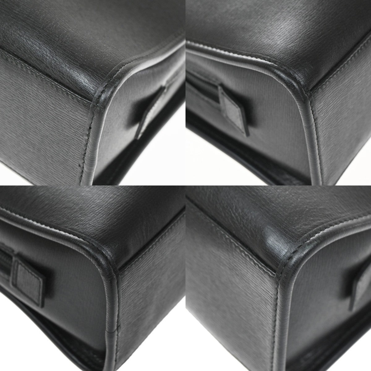 Gucci Jackie O Leather Black Leather Handbag (Pre-Owned)