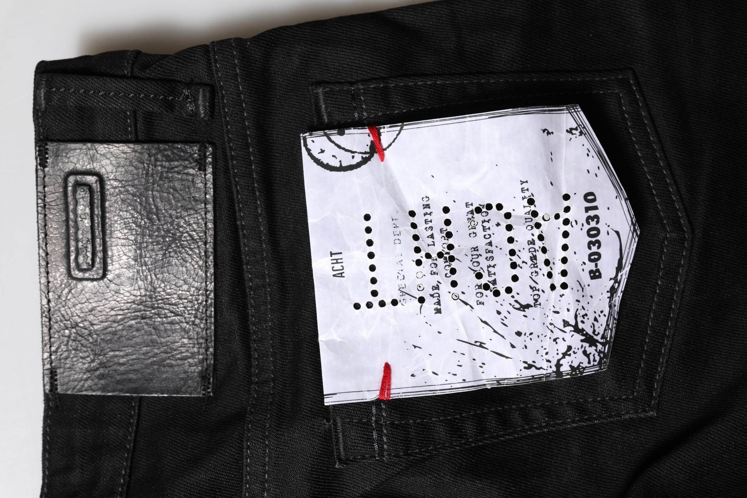 Acht Black Cotton Slim Fit Denim Low Waist Denim Women's Jeans