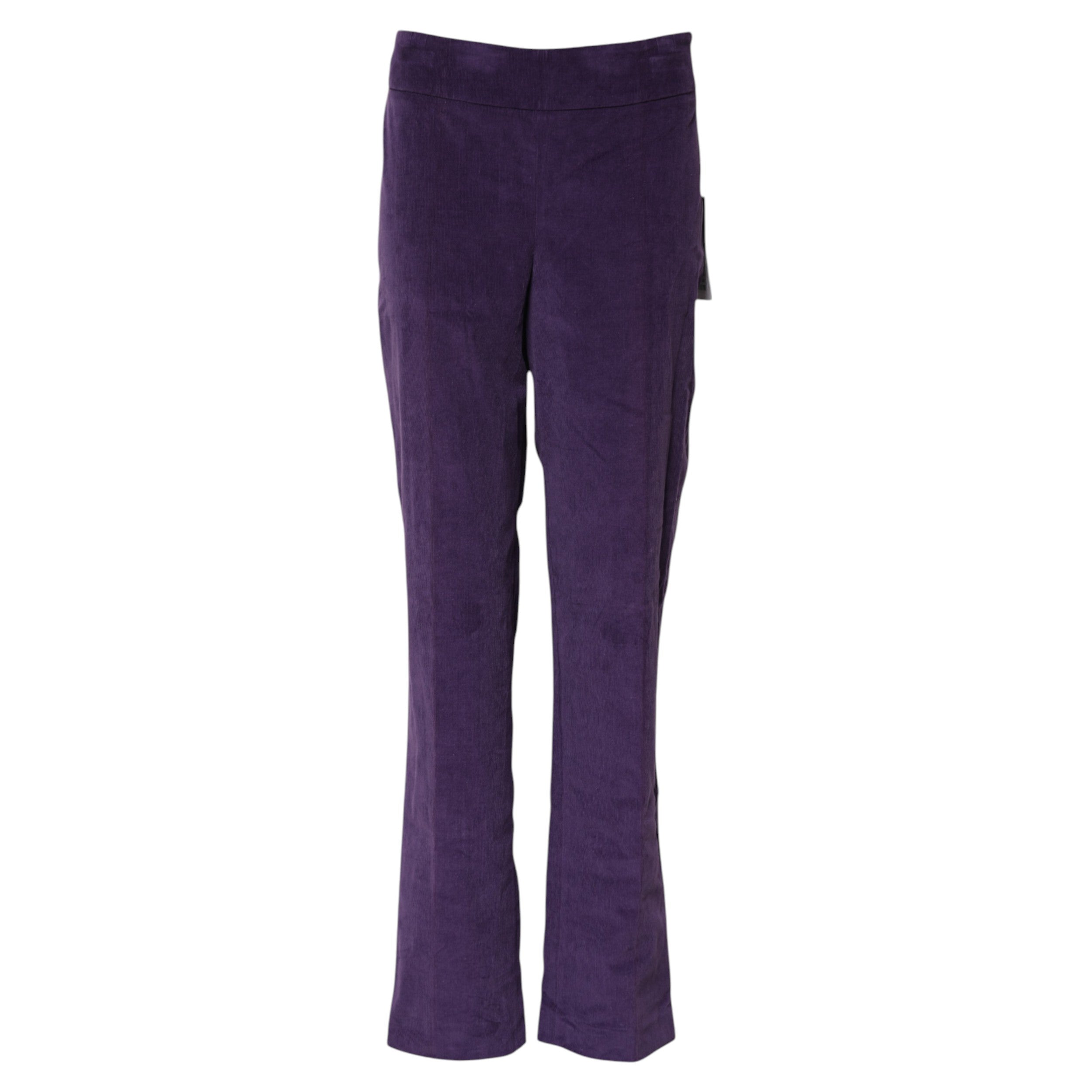 BENCIVENGA Purple High Waisted Flared Women's Pants